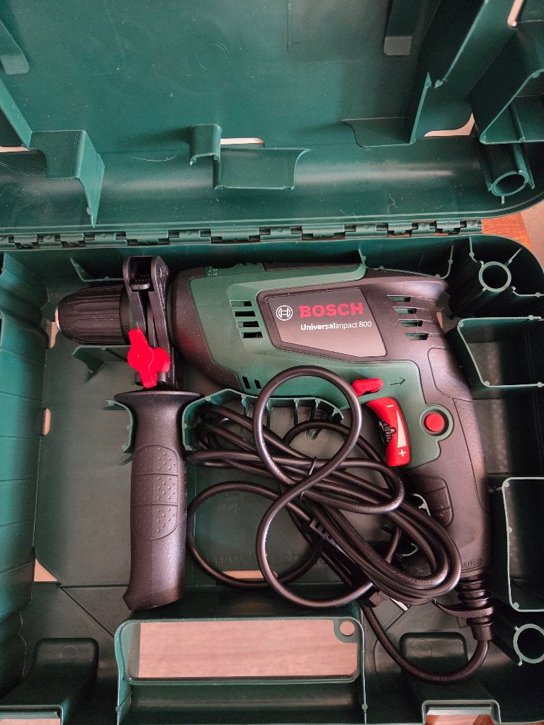 Bosch UniversalImpact 800 Klopboormachine met Koffer, 600 watt of meer, Ophalen, Boormachine, Klopboormechanisme