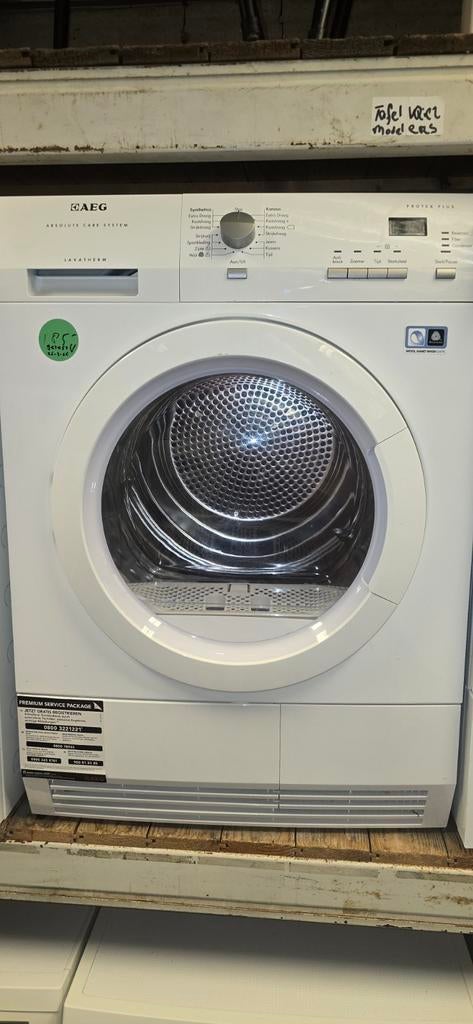 Zgan Aeg warmtepompdroger 8 Kg met garantie, Witgoed en Apparatuur, Wasdrogers, Zo goed als nieuw, Condens, 6 tot 8 kg, Minder dan 85 cm