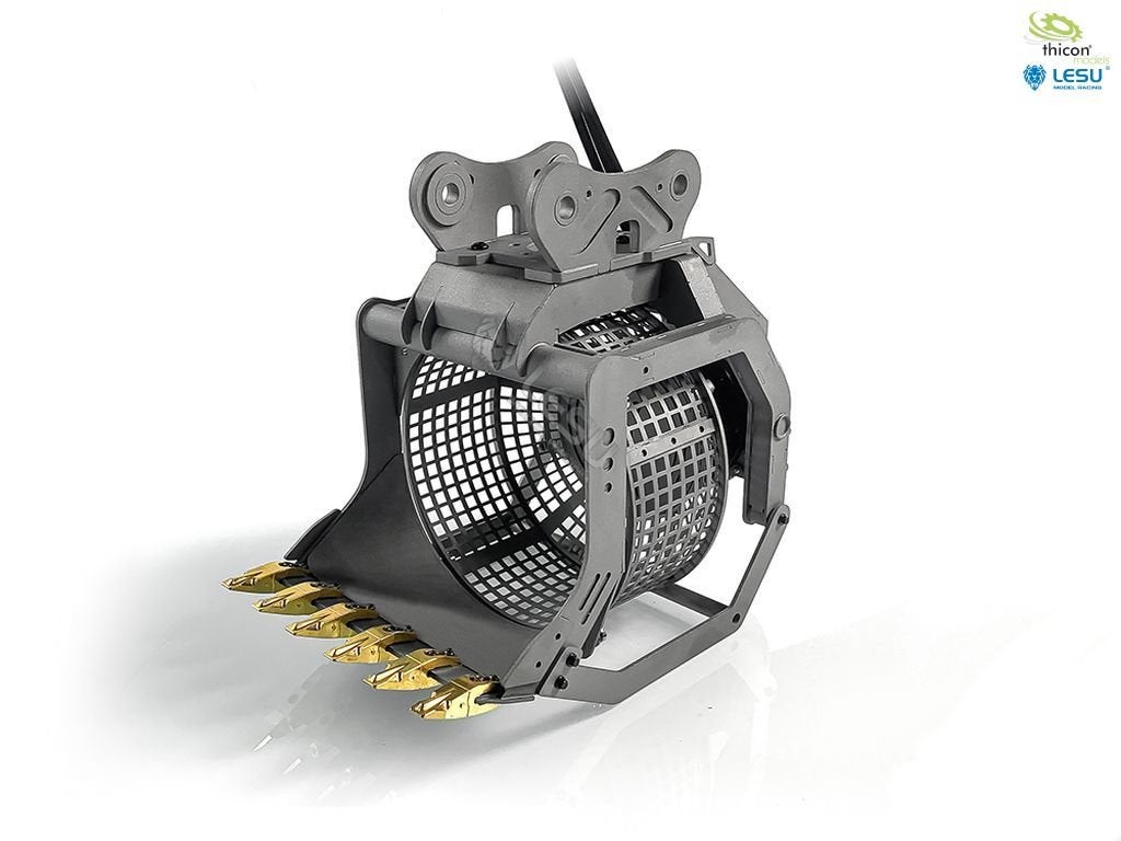 Hydraulische zeefbak voor Lesu RC kranen 1/14, Hobby en Vrije tijd, Ophalen of Verzenden, Nieuw, Schaal 1:14, Onderdeel