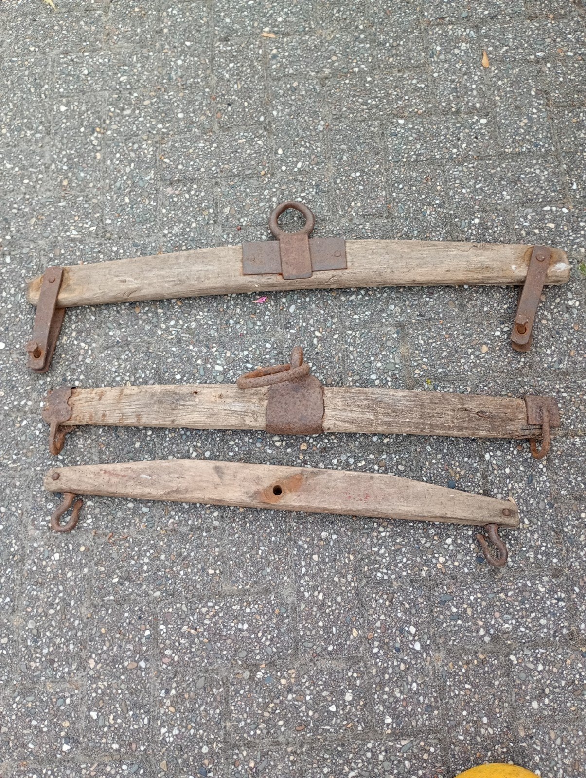 Paardendissel, tweespan., Ophalen