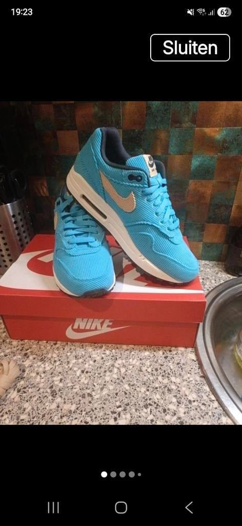 Nike Air Max 1 Corduroy Baltic Blue, Kleding | Dames, Schoenen, Nieuw, Sneakers of Gympen, Blauw, Ophalen of Verzenden