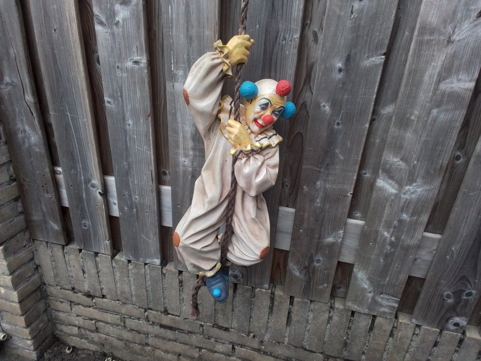 Clown Beeld jun asilo - Decoratief en Uniek, Overige onderwerpen, Handgemaakt, Steen of Keramiek, Beeld