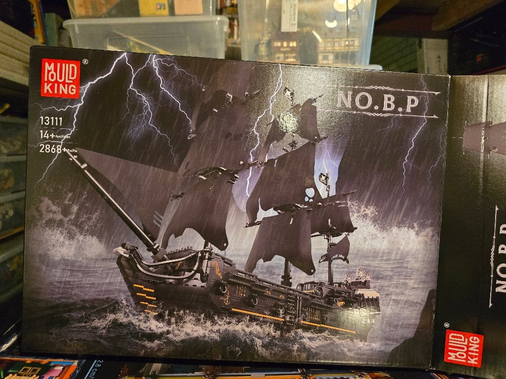 Mould King 13111 Black Pearl (als lego), Zo goed als nieuw, Complete set, Pirates, Ophalen of Verzenden