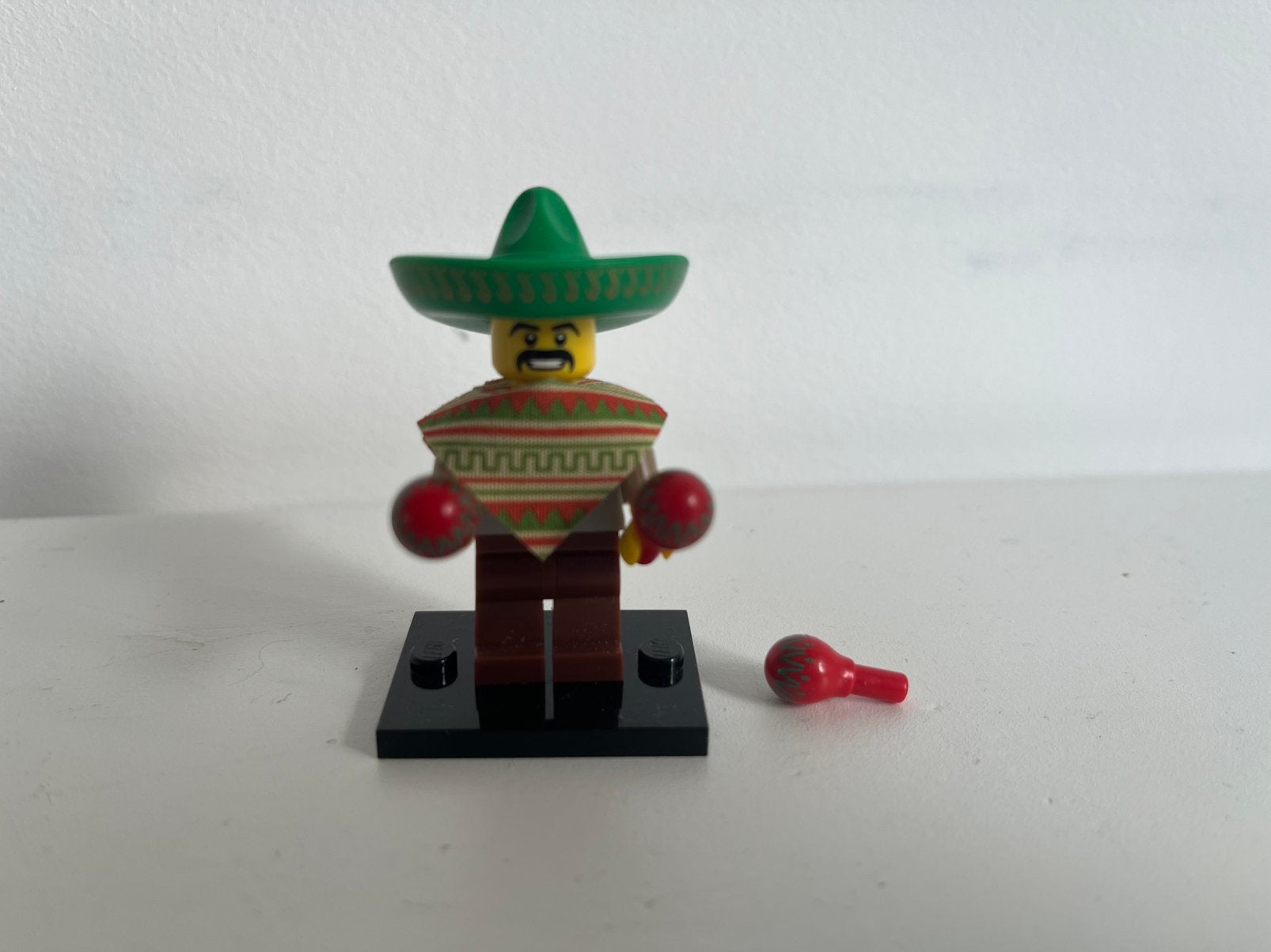 LEGO Minifigure series 2 Mariachi / Maraca Man (Compleet), Lego, Ophalen of Verzenden, Zo goed als nieuw, Minifiguren serie