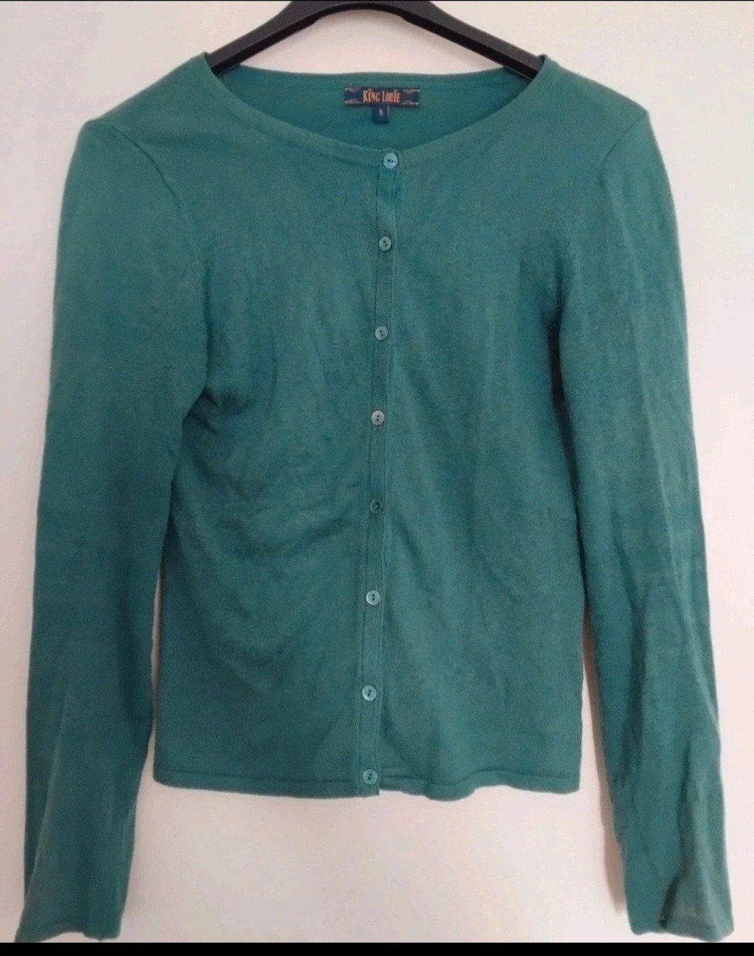 vintage King Louie Groen Vestje Maat S, Ophalen of Verzenden, Zo goed als nieuw, King Louie, Maat 36 (S)