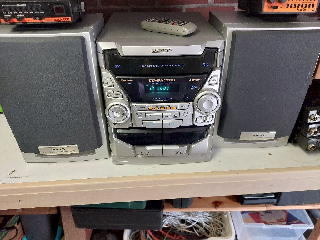 stereo set, Ophalen