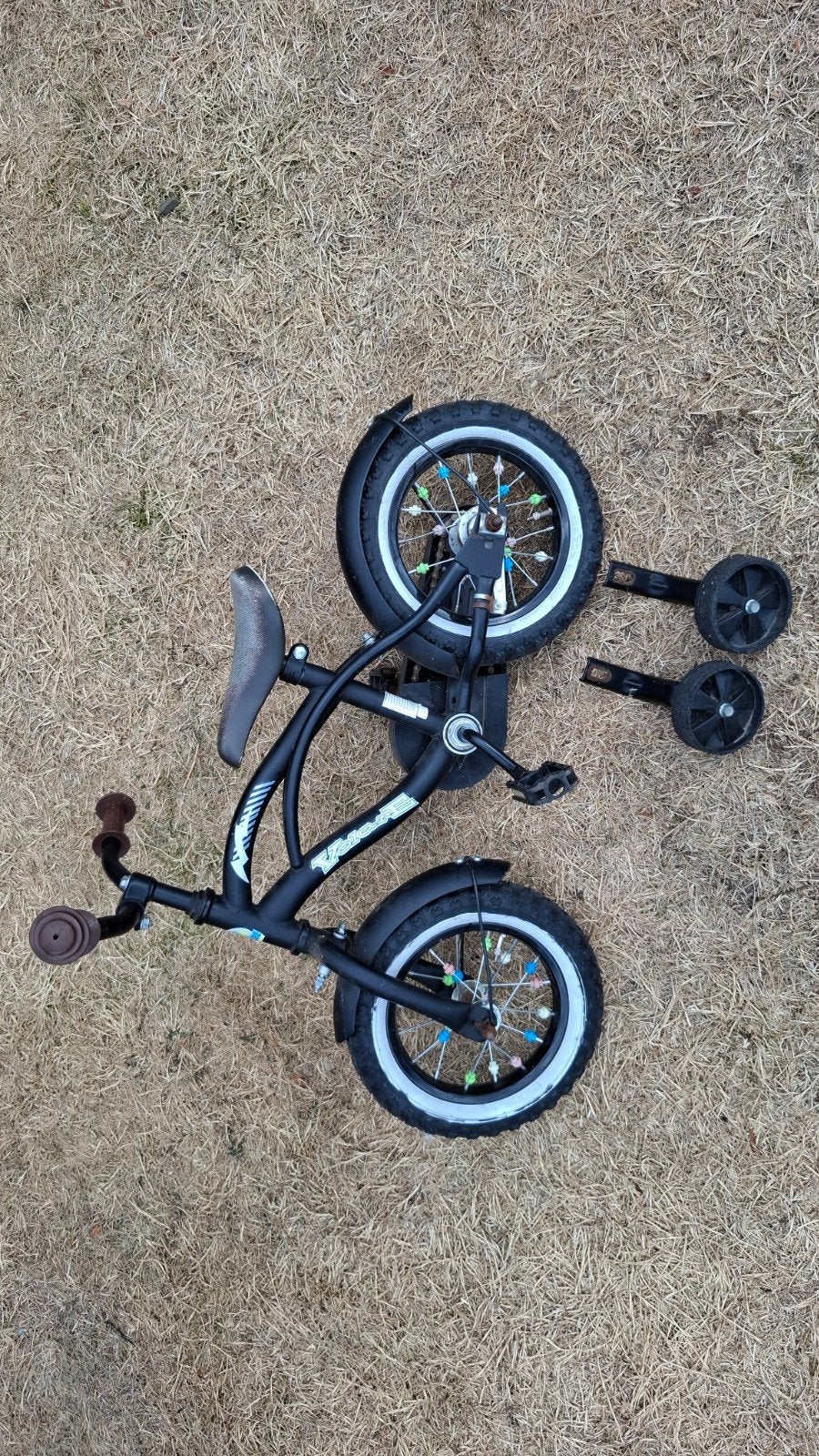 Volare 12,5 inch kinderfiets, Ophalen, Terugtraprem, Zijwieltjes, Gebruikt