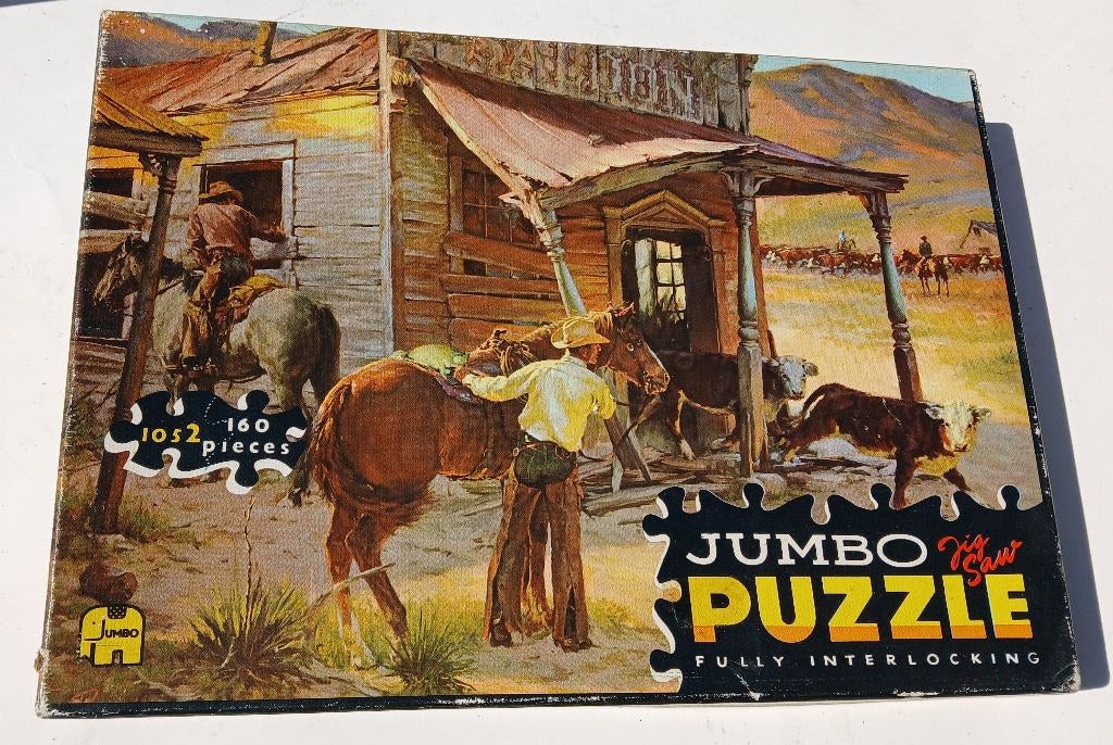 legpuzzel vintage retro Jumbo Jigsaw (KBB-68), Ophalen, 500 t/m 1500 stukjes, Gebruikt