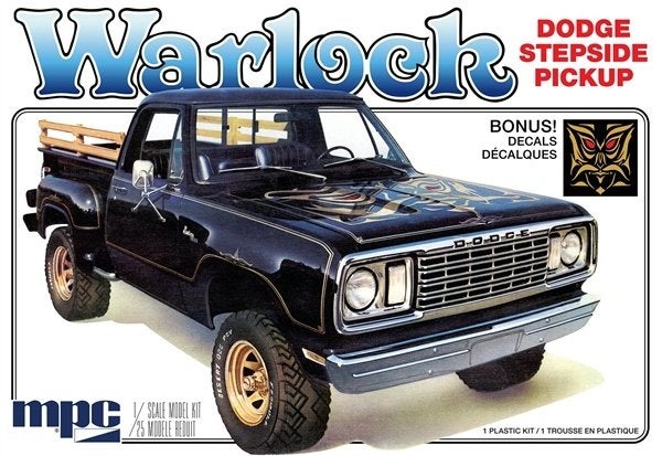 Bouwdoos 1977 Dodge stepside pickup Warlock MPC, Hobby en Vrije tijd, Modelbouw | Auto's en Voertuigen, Overige merken, Auto, Groter dan 1:32