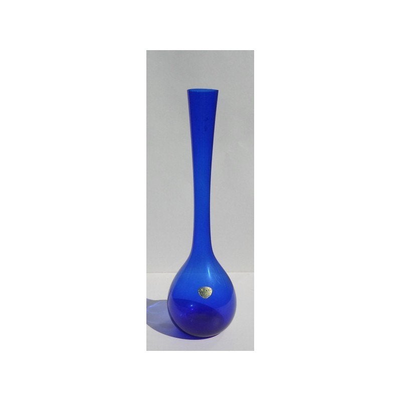 Eneryda Sweden blauw glazen vaasje, Ophalen