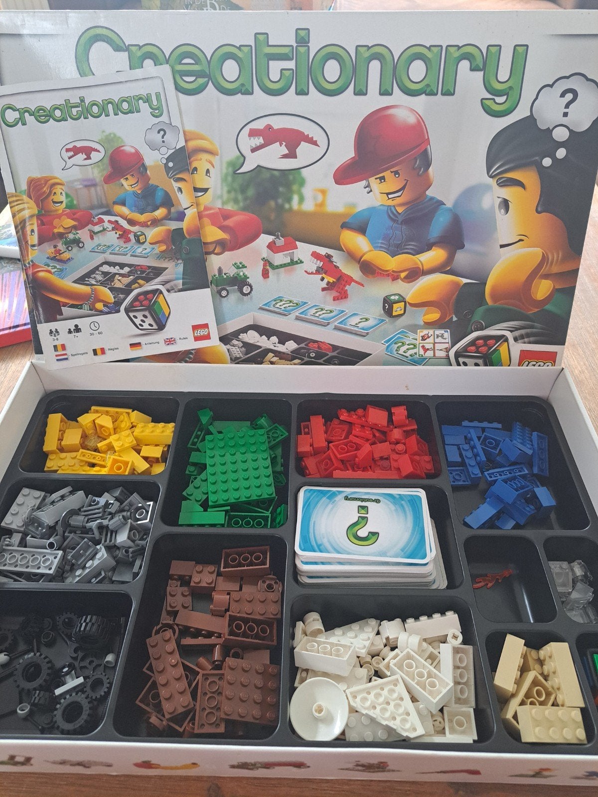 LEGO Creationary - Zo goed als nieuw!, Hobby en Vrije tijd, Gezelschapsspellen | Bordspellen, Ophalen of Verzenden, Zo goed als nieuw