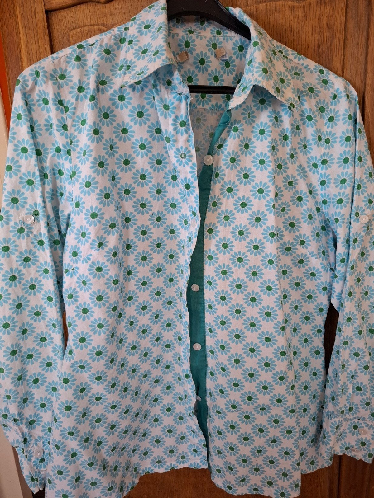 Boden Blouse Maat 42 met Madeliefjesprint, Kleding | Dames, Boden, Wit, Maat 42/44 (L), Ophalen of Verzenden
