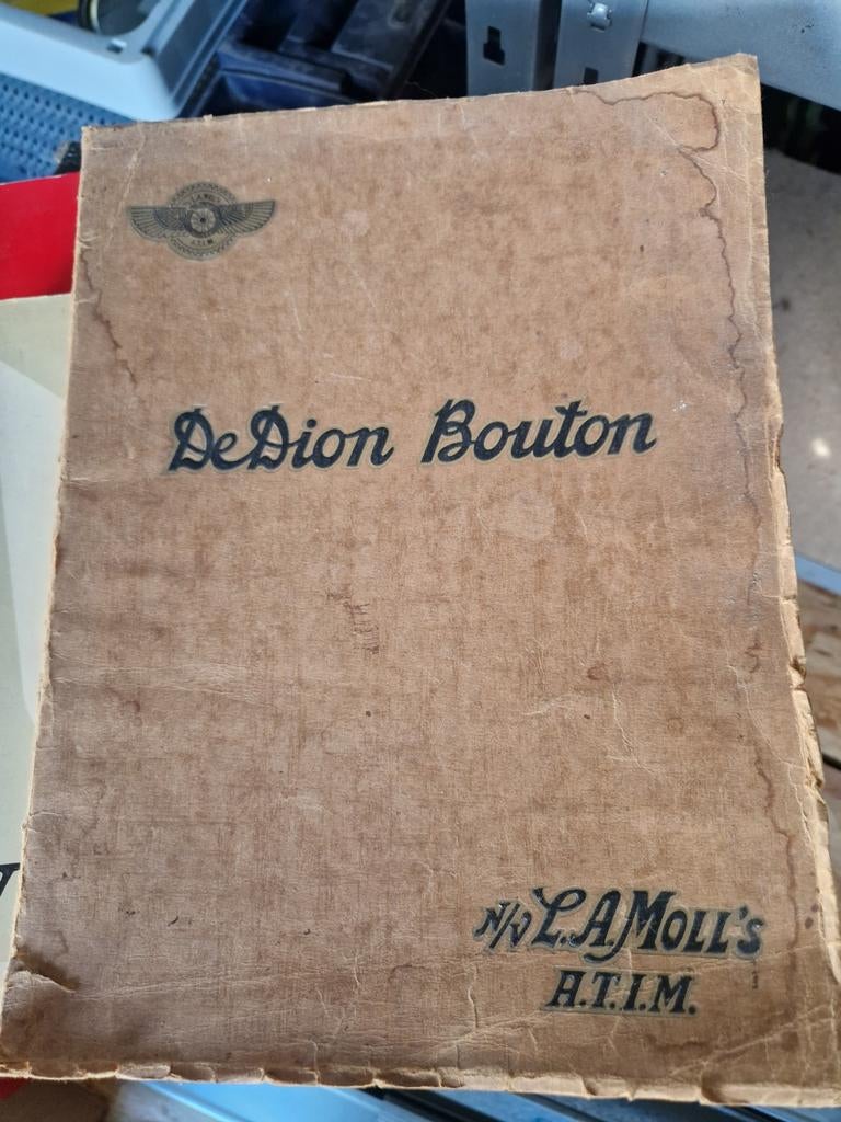 De Dion Bouton Onderdelen Catalogus 1923/1930, Ophalen of Verzenden, Gelezen, Overige merken, N.V. L.A. Moll's A.T.I.M.