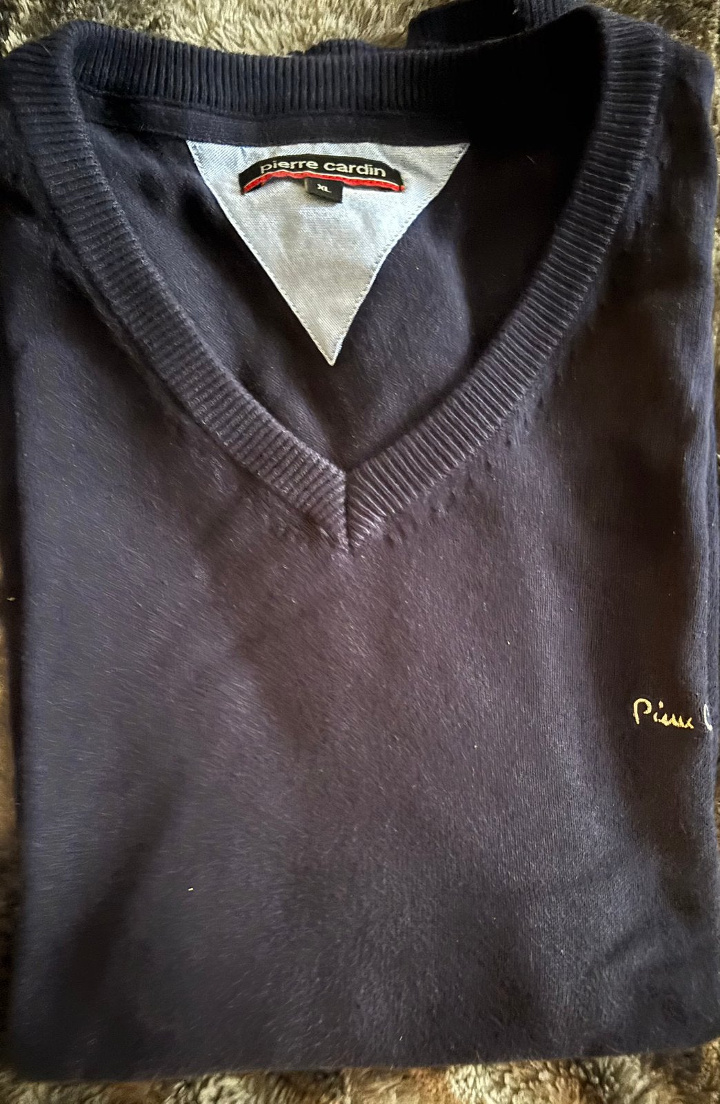 Trui van n Pierre Cardin, Ophalen of Verzenden, Zo goed als nieuw, Maat 56/58 (XL), Blauw
