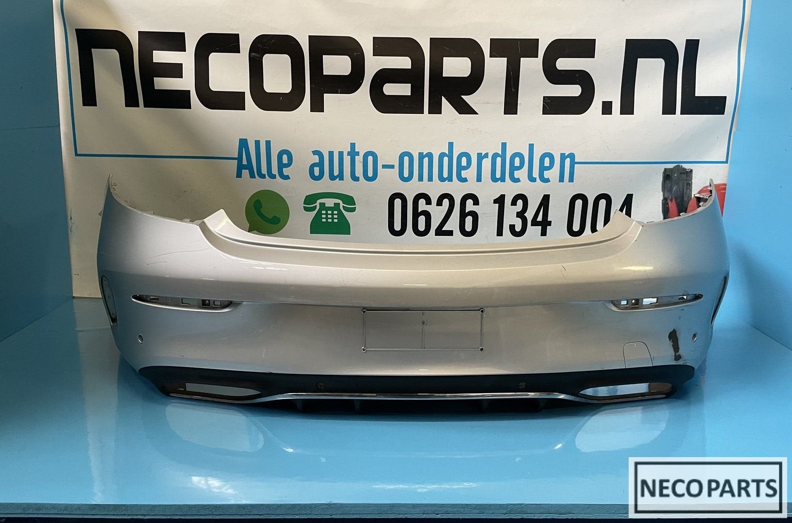 BUMPER C KLASSE W205 COUPE CABRIO AMG ACHTERBUMPER ORIGINEEL, Gebruikt, -, Ophalen of Verzenden, Bumper