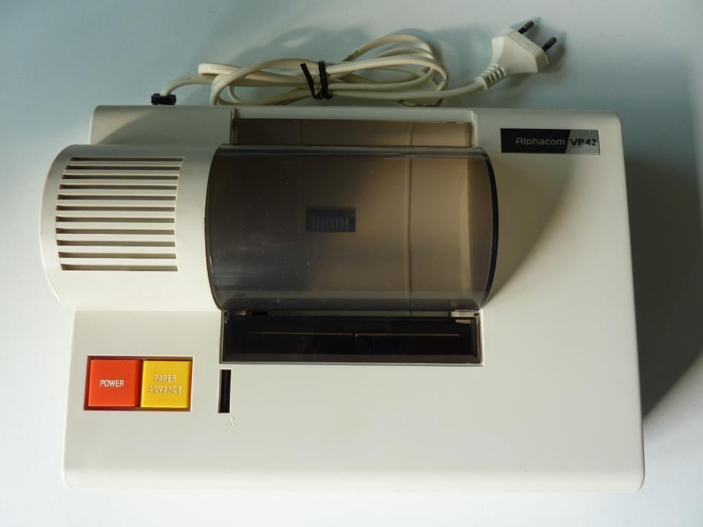 Alphacom VP42 thermische printer, Computers en Software, Vintage Computers, Ophalen of Verzenden