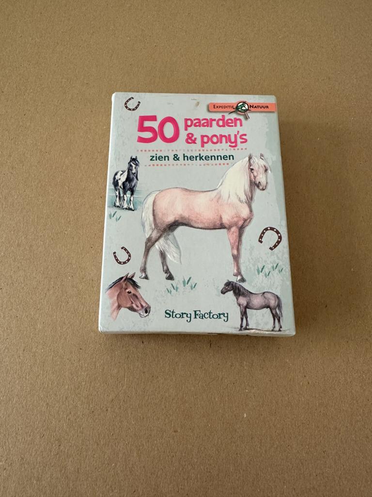 50 Paarden en pony’s, informatie kaarten, Ophalen of Verzenden