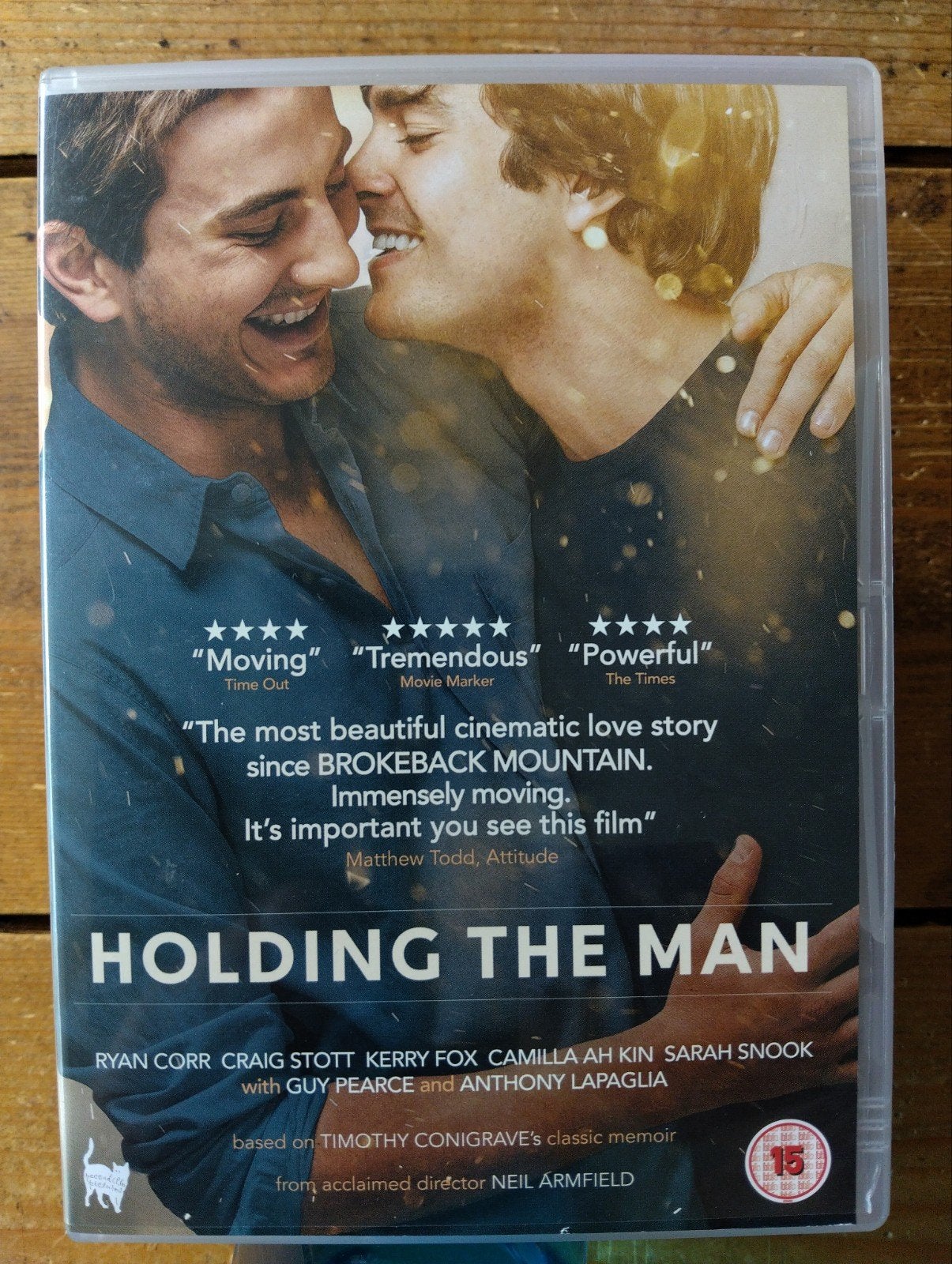 Gay. Holding the Man DVD - Waargebeurd LGBTQ+ Drama, Vanaf 16 jaar, Ophalen of Verzenden, Gebruikt, Waargebeurd drama