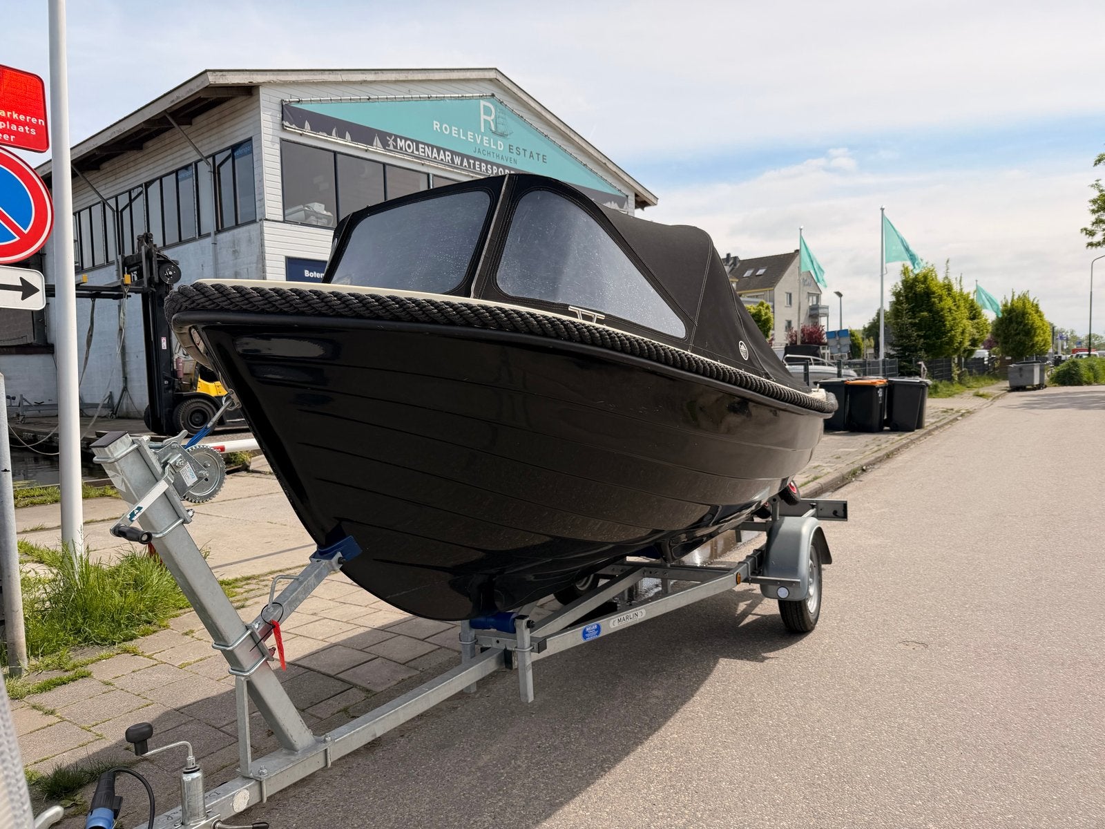 Gentle 450 sloep Tohatsu 6PK Buitenboordmotor icl trailer, Ophalen, Consoleboot, Zo goed als nieuw, 2 m