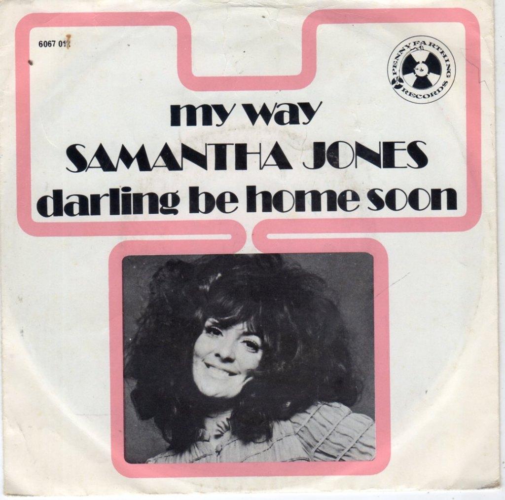 Samantha Jones : My way (NL 1970), Gebruikt, Fotohoes, 7 inch, Single