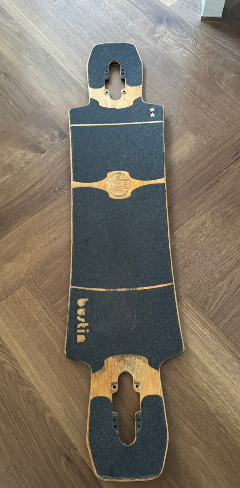 Bustin longboard maestro 6 deck only, Sport en Fitness, Skateboarden, Ophalen, Gebruikt, Longboard