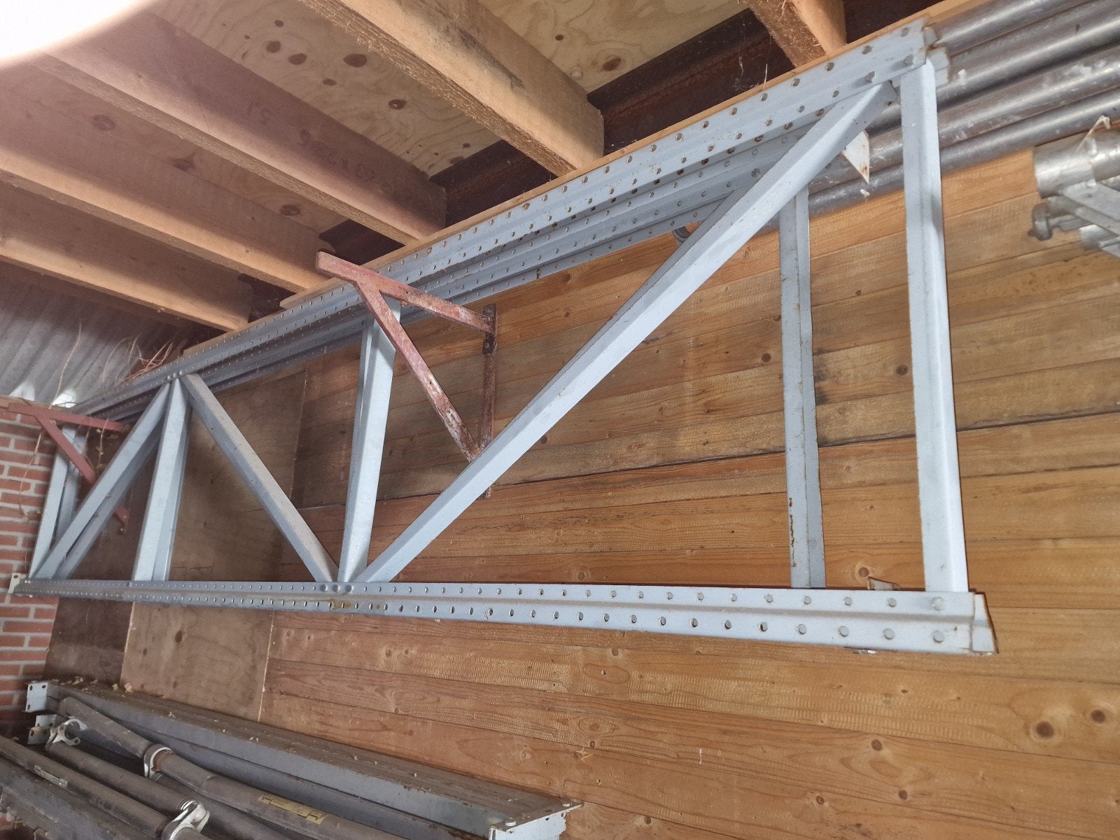 Steiger gemaakt van oude stelling, Ophalen, Gebruikt, Overige typen, 2 tot 5 meter
