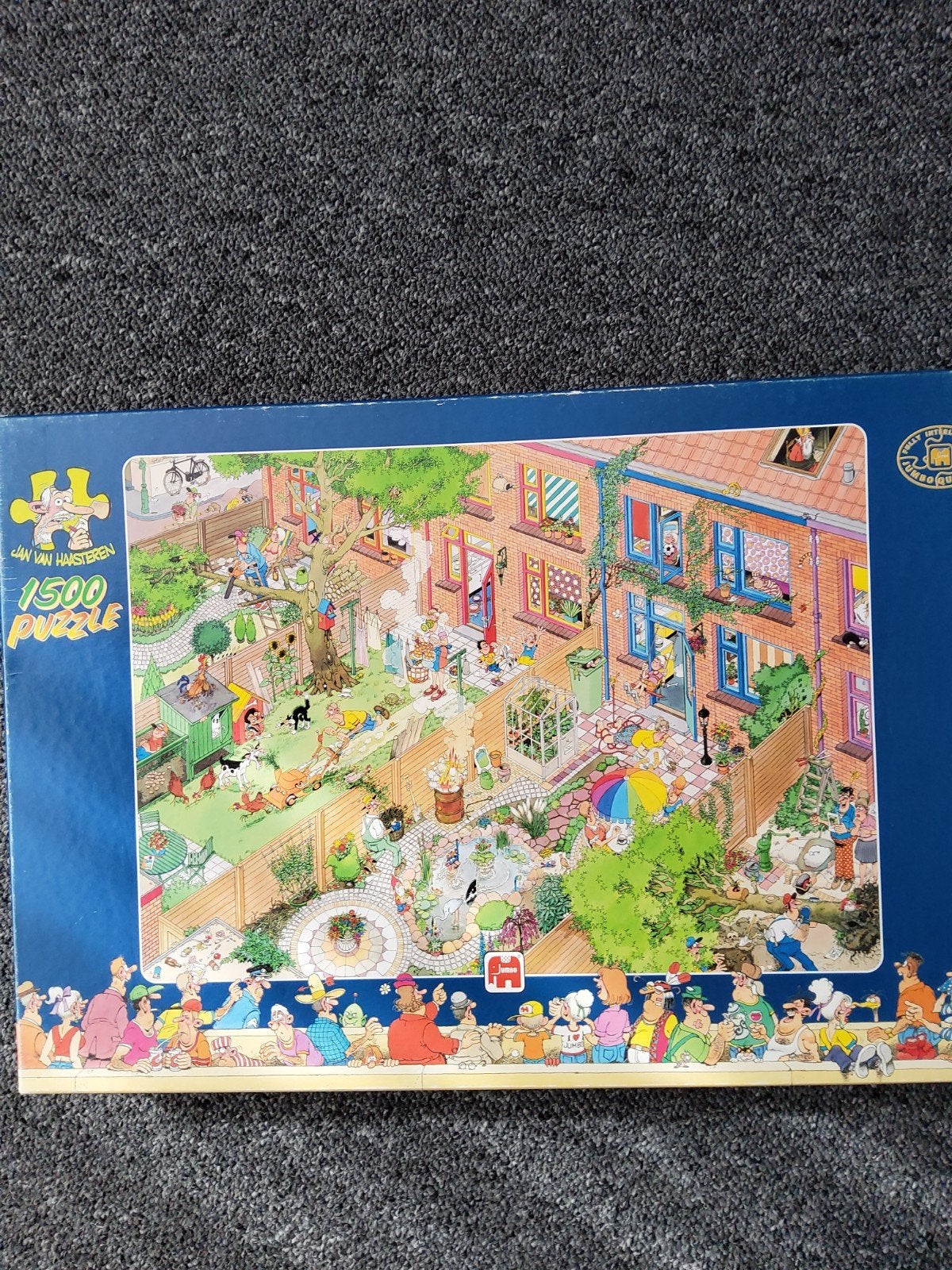 Jan van Haasteren Legpuzzel 1500 stukjes de Buren, Ophalen of Verzenden, 500 t/m 1500 stukjes, Gebruikt, Legpuzzel
