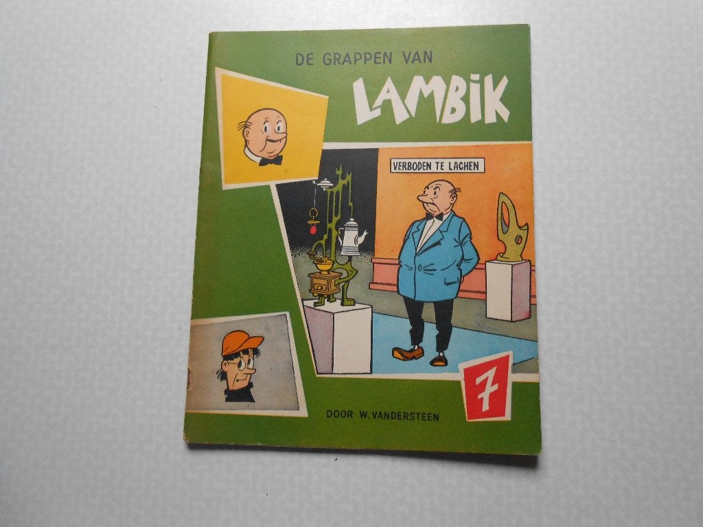 De grappen van Lambik 7 1962 1 ste druk., Willy Vandersteen, Eén stripboek, Ophalen of Verzenden, Zo goed als nieuw