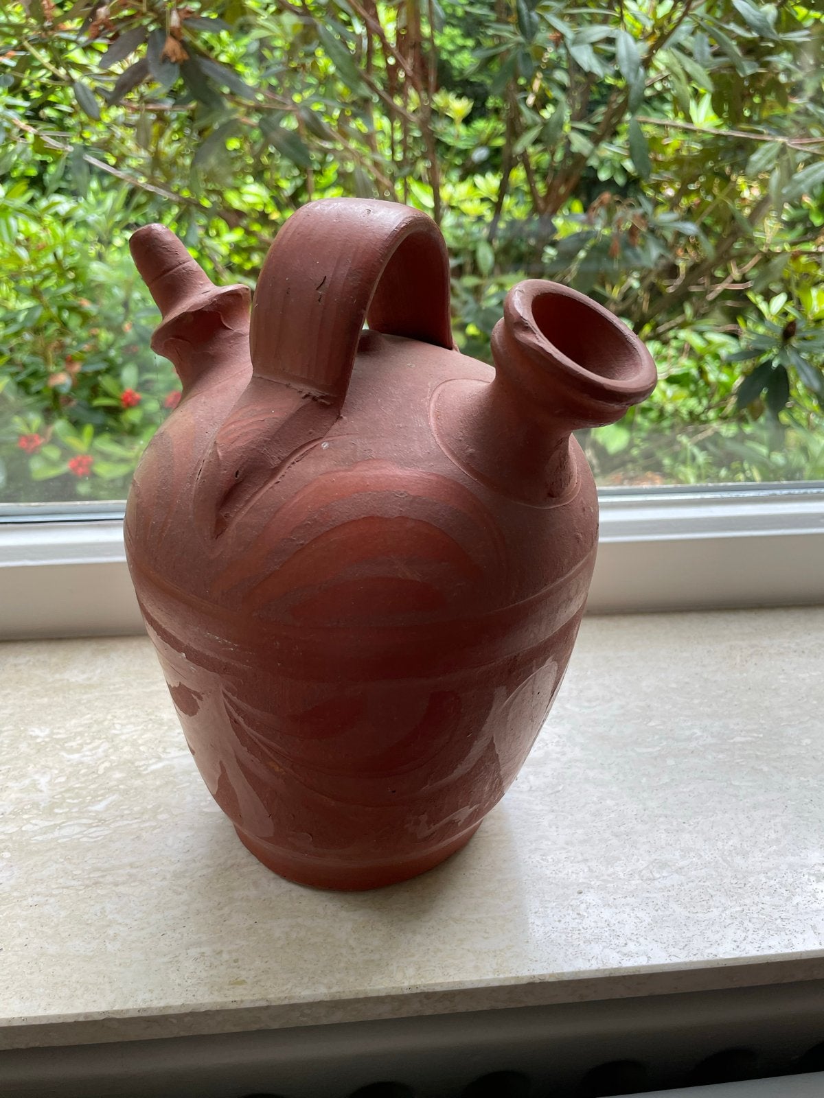 Antieke Terracotta Waterkan - Traditioneel Design, Ophalen of Verzenden