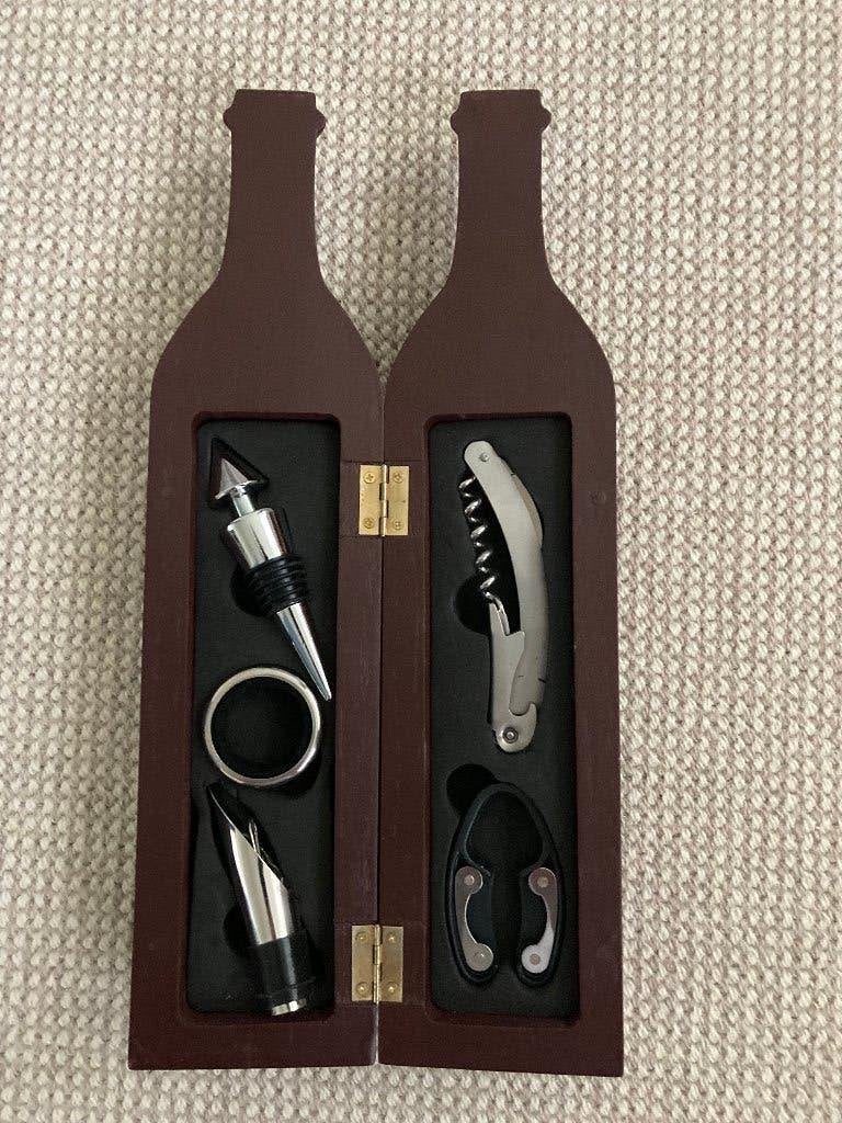 WIJN ACCESSOIRE SET, Ophalen, Zo goed als nieuw, Overige typen