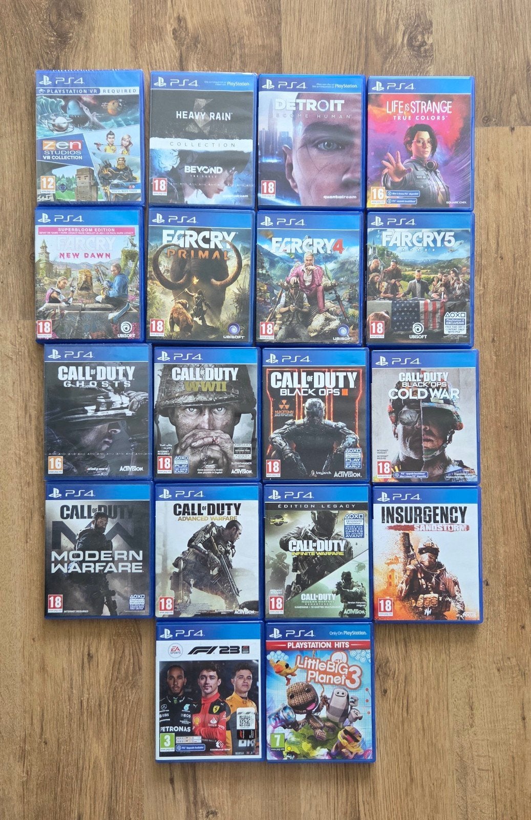 18 PS4-games als complete set – 3 NIEUW GESEALD!, Spelcomputers en Games, Vanaf 18 jaar, Shooter, 1 speler, Nieuw