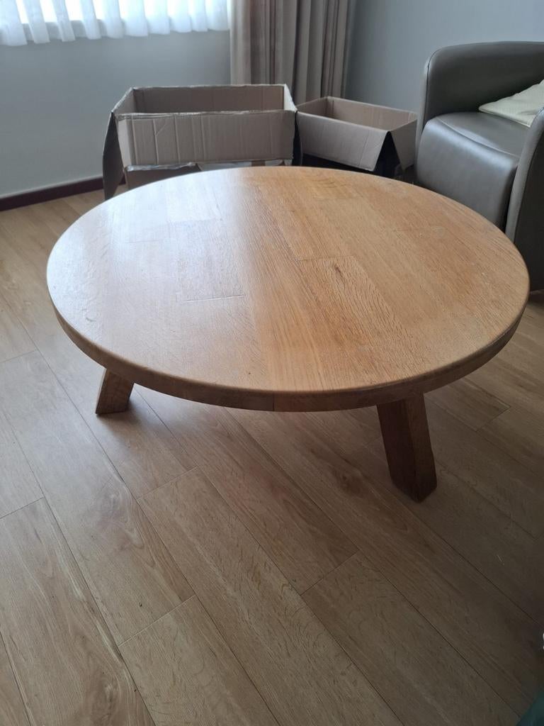 Eiken Salontafel, Ophalen, 50 tot 100 cm, 50 tot 100 cm, Minder dan 50 cm