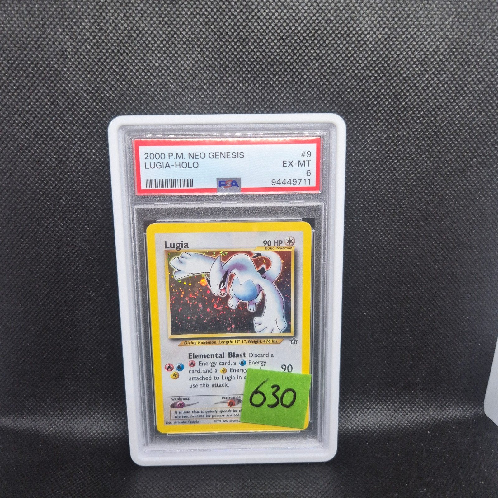 Lugia Holo Neo Genesis PSA 6, Ophalen of Verzenden, Zo goed als nieuw