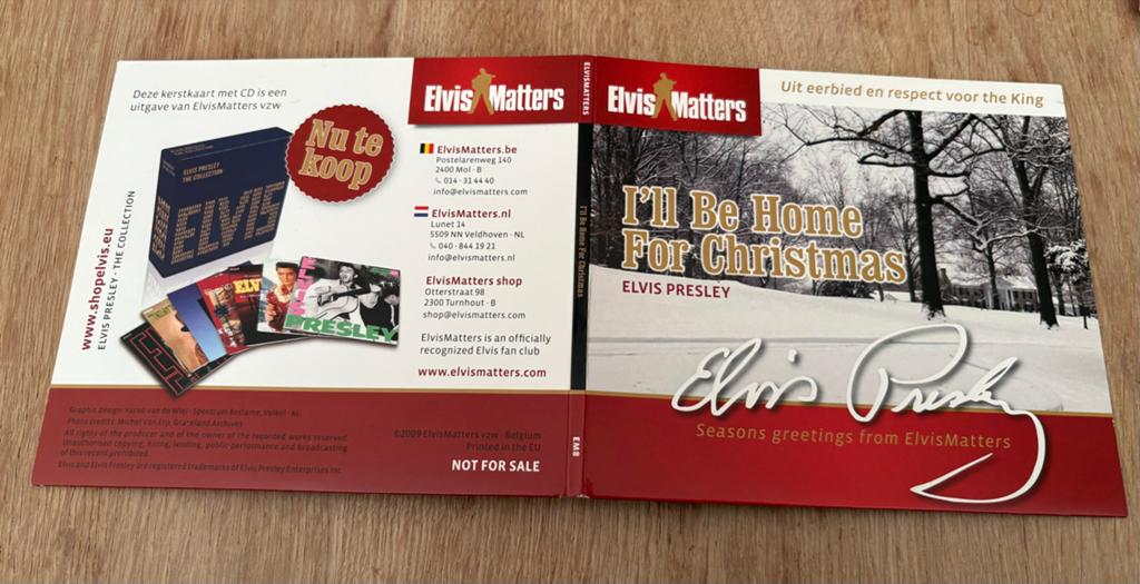 Elvis Presley I'll Be Home For Christmas, 1 single, Ophalen of Verzenden, Zo goed als nieuw, Religie en Gospel