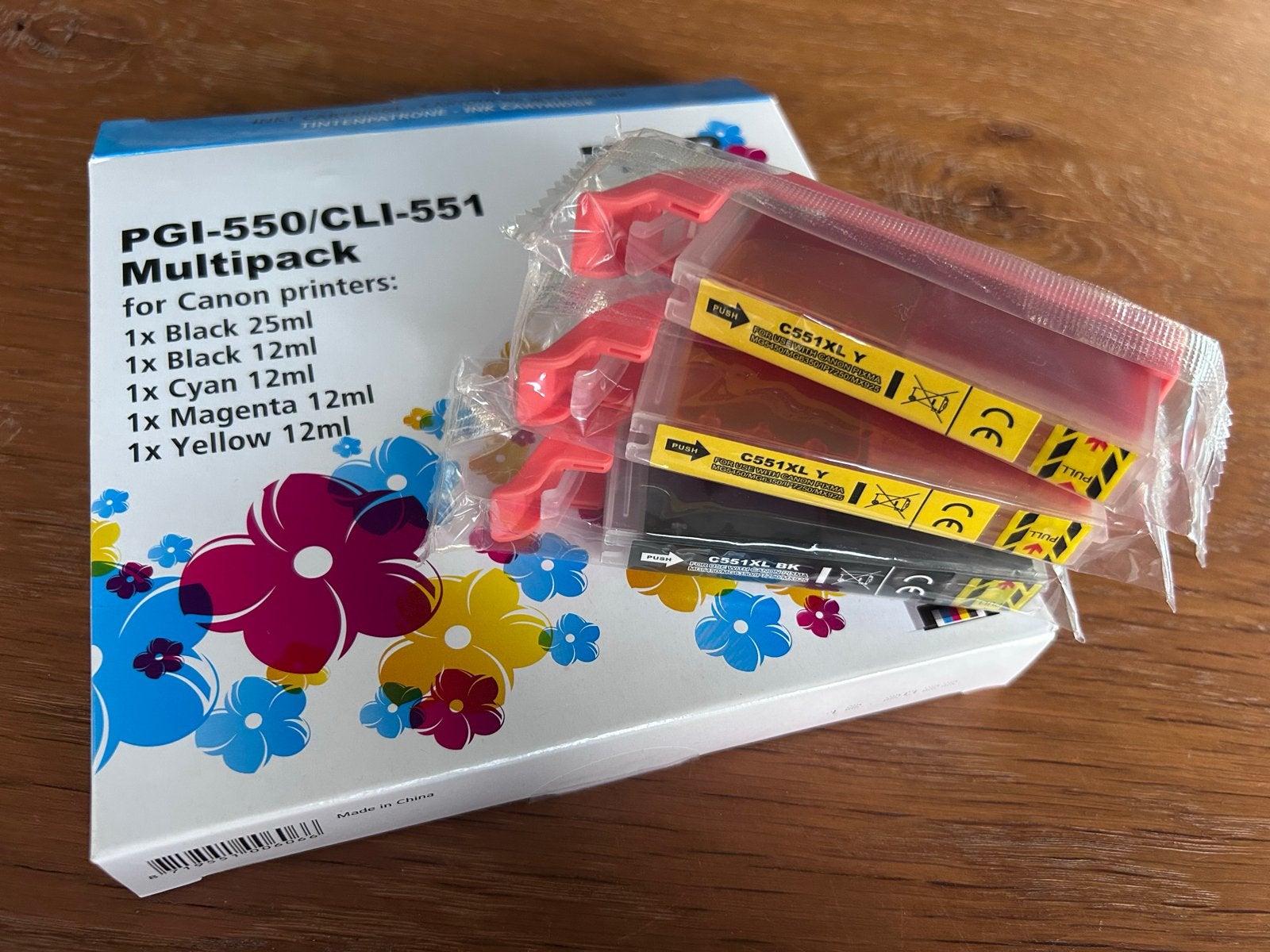 PGI-550/CLI-551 Multipack Inktpatronen voor Canon, Ophalen of Verzenden, Nieuw, Cartridge