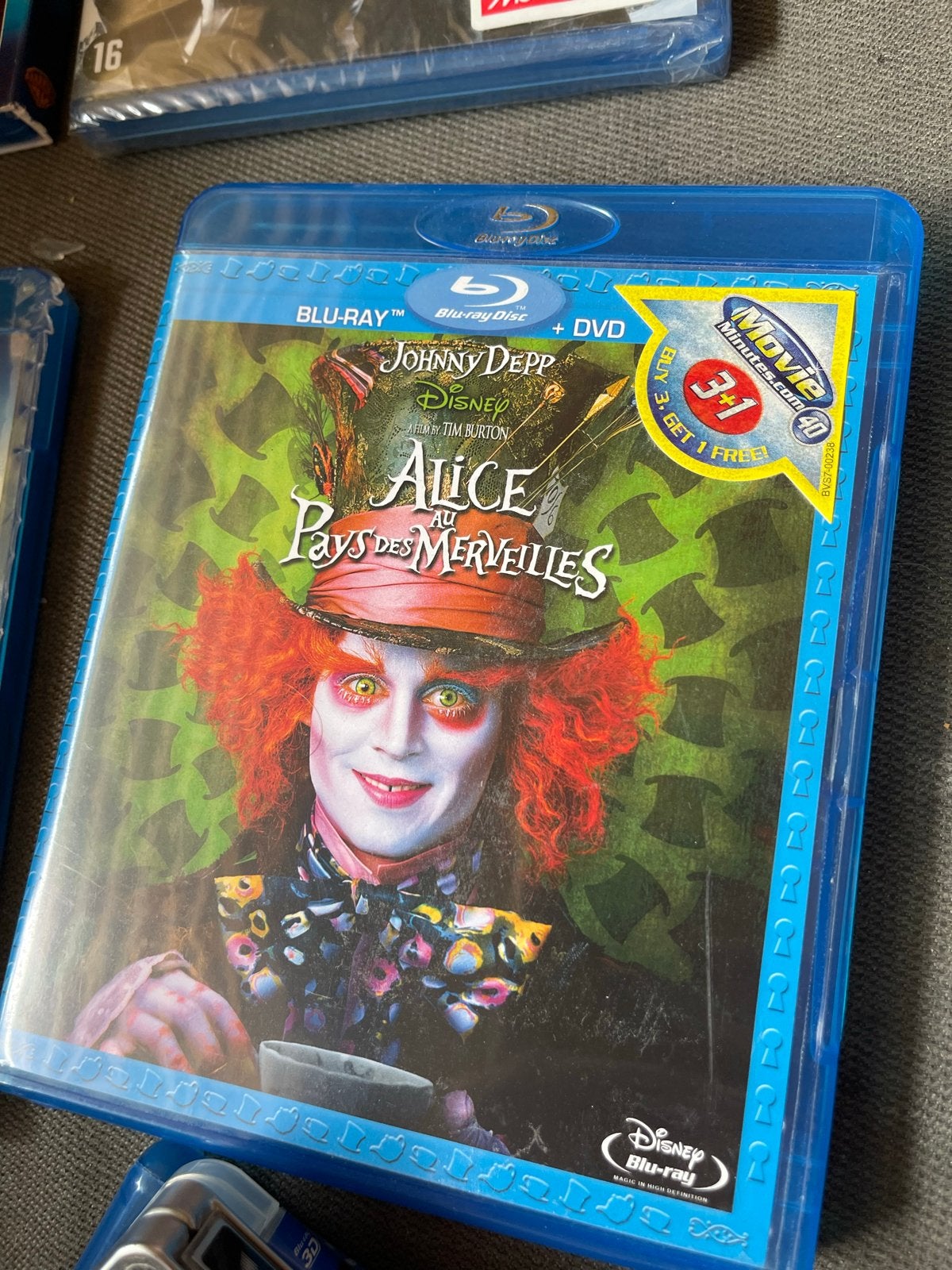 Alice in Wonderland Blu-ray + DVD (Tim Burton), Avontuur, Film, Vanaf 9 jaar, Engels