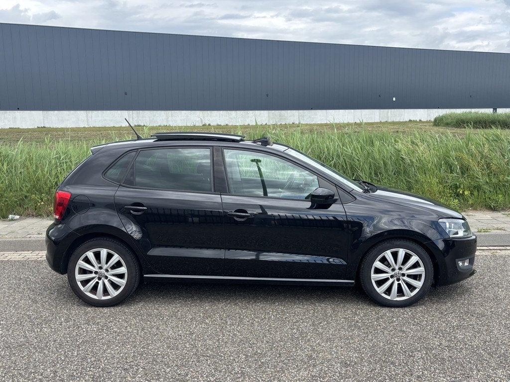 Volkswagen Polo 1.2 TSI Highline Automaat Panoramadak / Stoe, Euro 5, Stof, Zwart, 4 cilinders