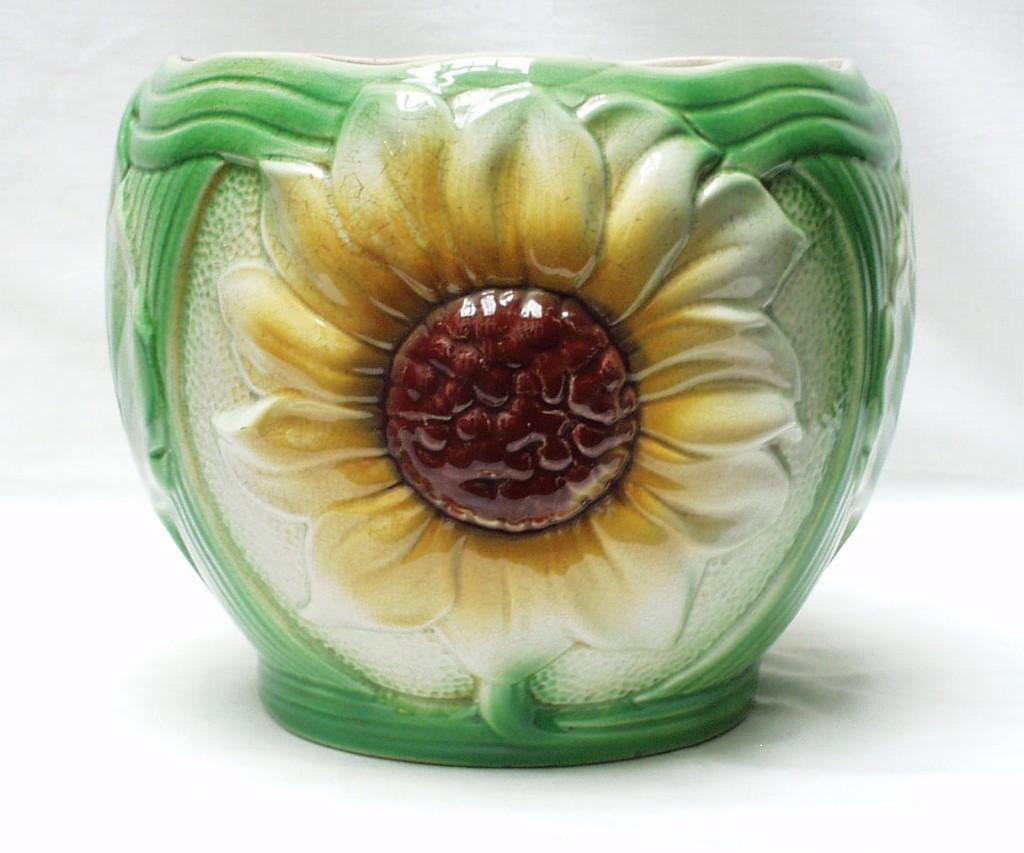 Art Nouveau Cache pot - St.Ghislain., Antiek en Kunst, Antiek | Keramiek en Aardewerk, Ophalen of Verzenden