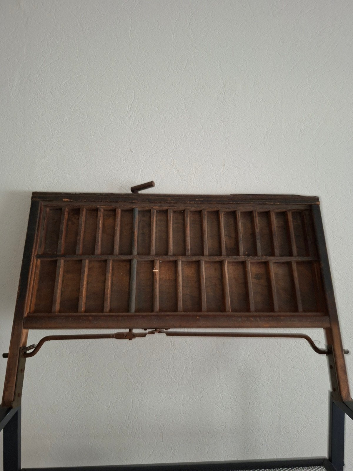 Antieke houten letterbak, Ophalen of Verzenden
