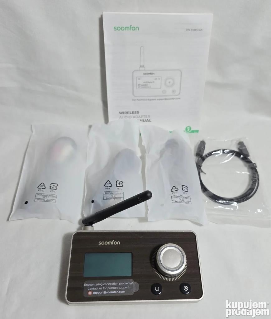Soomfon Draadloze Audio Adapter - Nieuwstaat, Audio, Tv en Foto, Audiokabels en Televisiekabels, Ophalen of Verzenden, Zo goed als nieuw