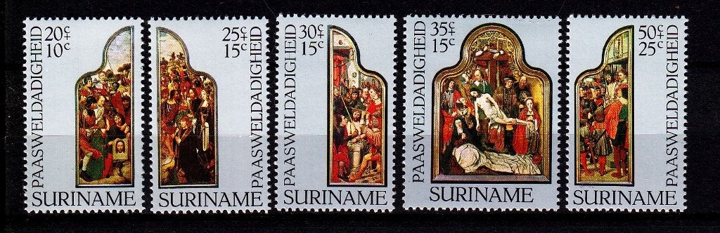 TSS Kavel 260032 Suriname republiek pasen PF  minr 759-760, Ophalen, Postfris