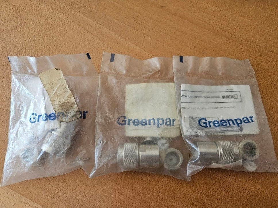 3xVintage N-Type RF Connector (Coax) – Nieuw in verpakking, Ophalen of Verzenden, Nieuw