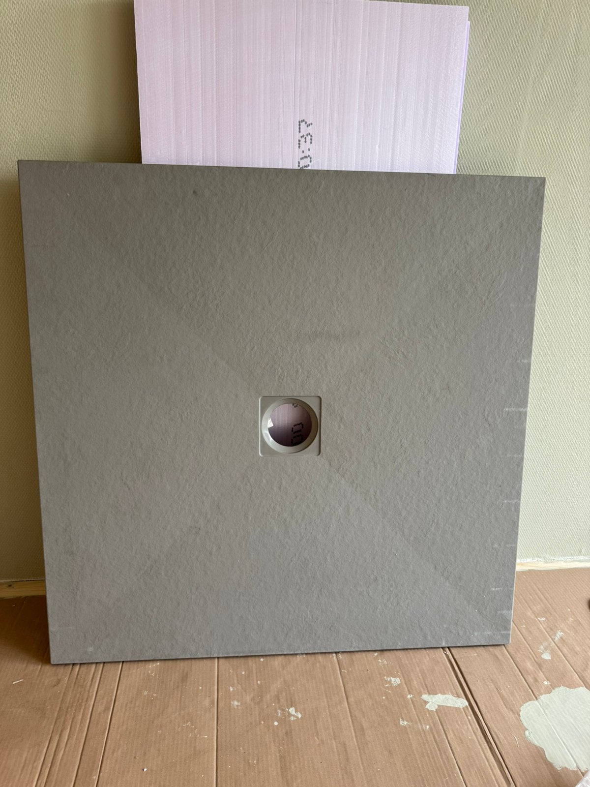 Maxaro douchebak  met sifon, 100 x 100 cm, Ophalen, Nieuw, Steen, Overige typen