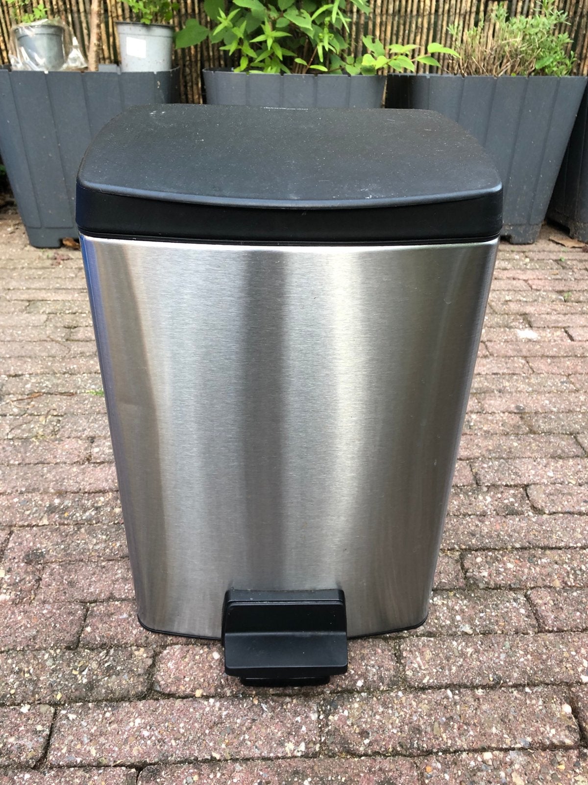 Brabantia vuilnisbak 10-12L met pedaal, 50 – 75, Gebruikt, Met pedaal, Ophalen of Verzenden
