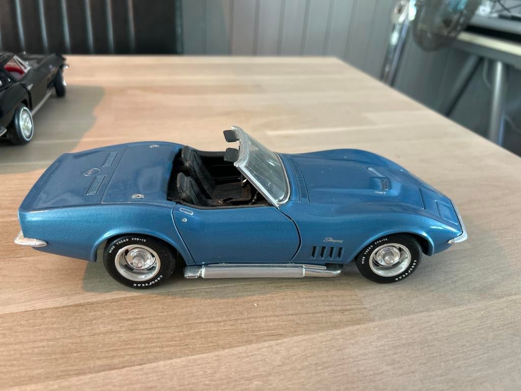 Chevrolet Corvette Stingray C3 Blauw 1969, Ophalen of Verzenden, Zo goed als nieuw, Auto, Overige merken
