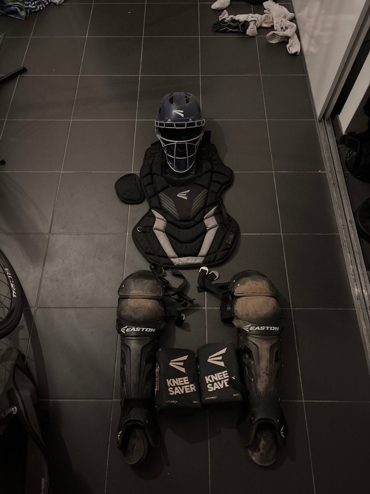 Easton Catcher Pak (12-15 jaar) met Tas, Ophalen, Gebruikt