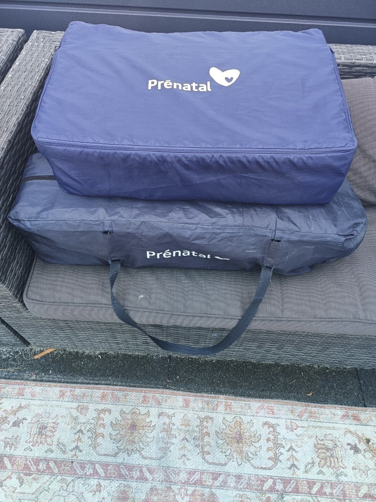 Prénatal campingbedje inclusief matras, Kinderen en Baby's, Babywiegjes en Ledikanten, Ophalen, Gebruikt, Reisbedje