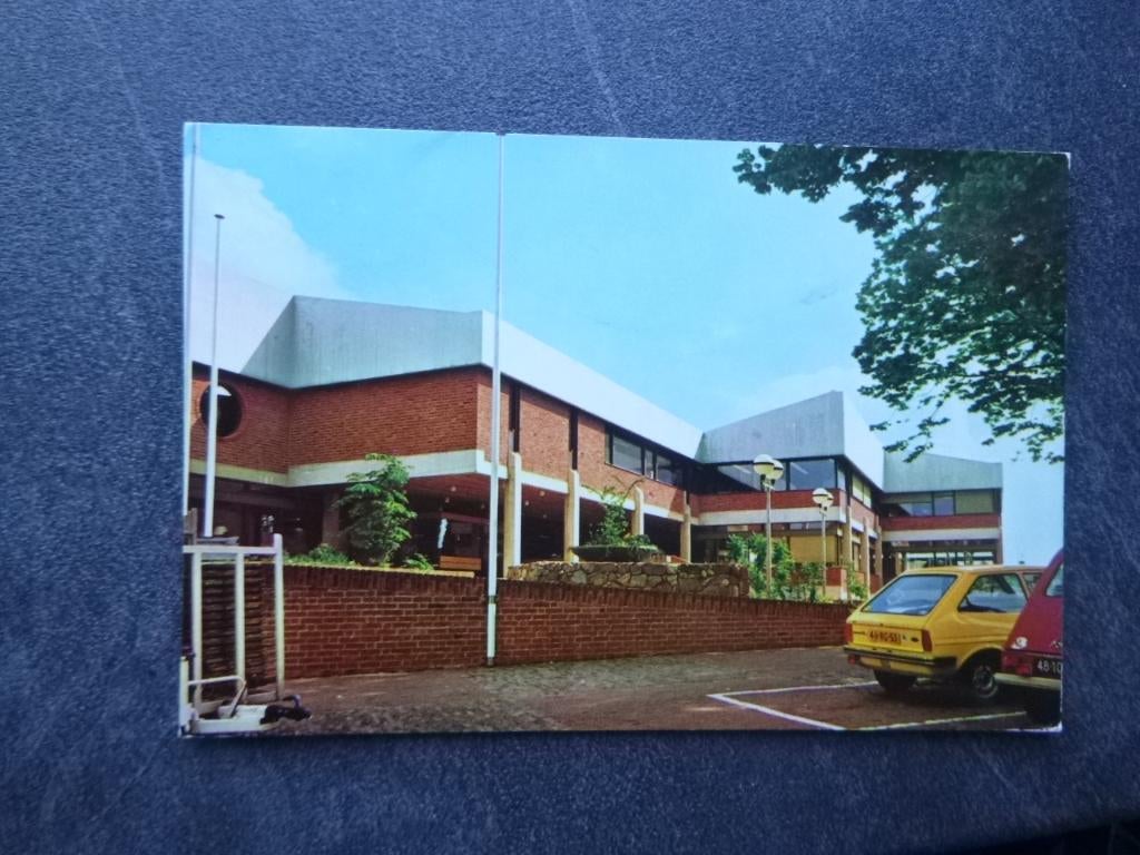 Horst, gemeentehuis/auto 1984, Verzenden, 1980 tot heden, Gelopen, Noord-Brabant