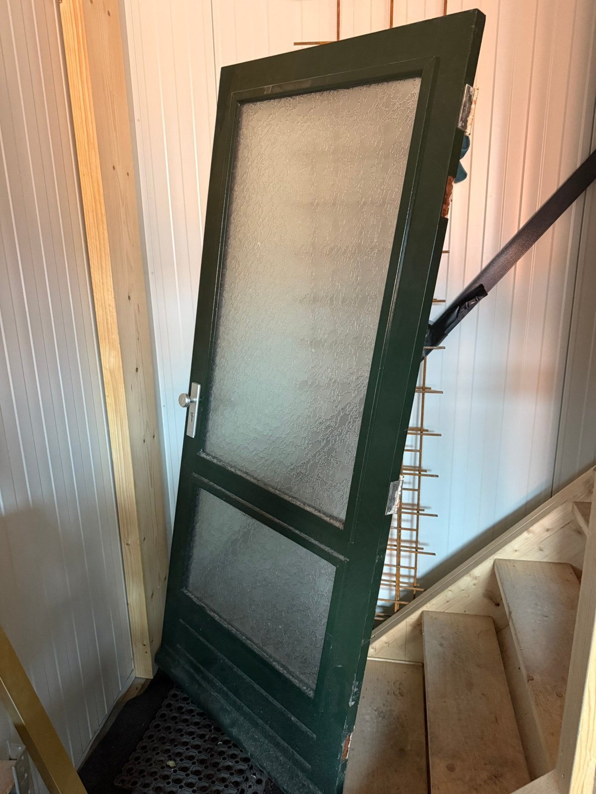 Voordeur massief 88x212.5, Ophalen of Verzenden, Gebruikt, Buitendeur, 200 tot 215 cm