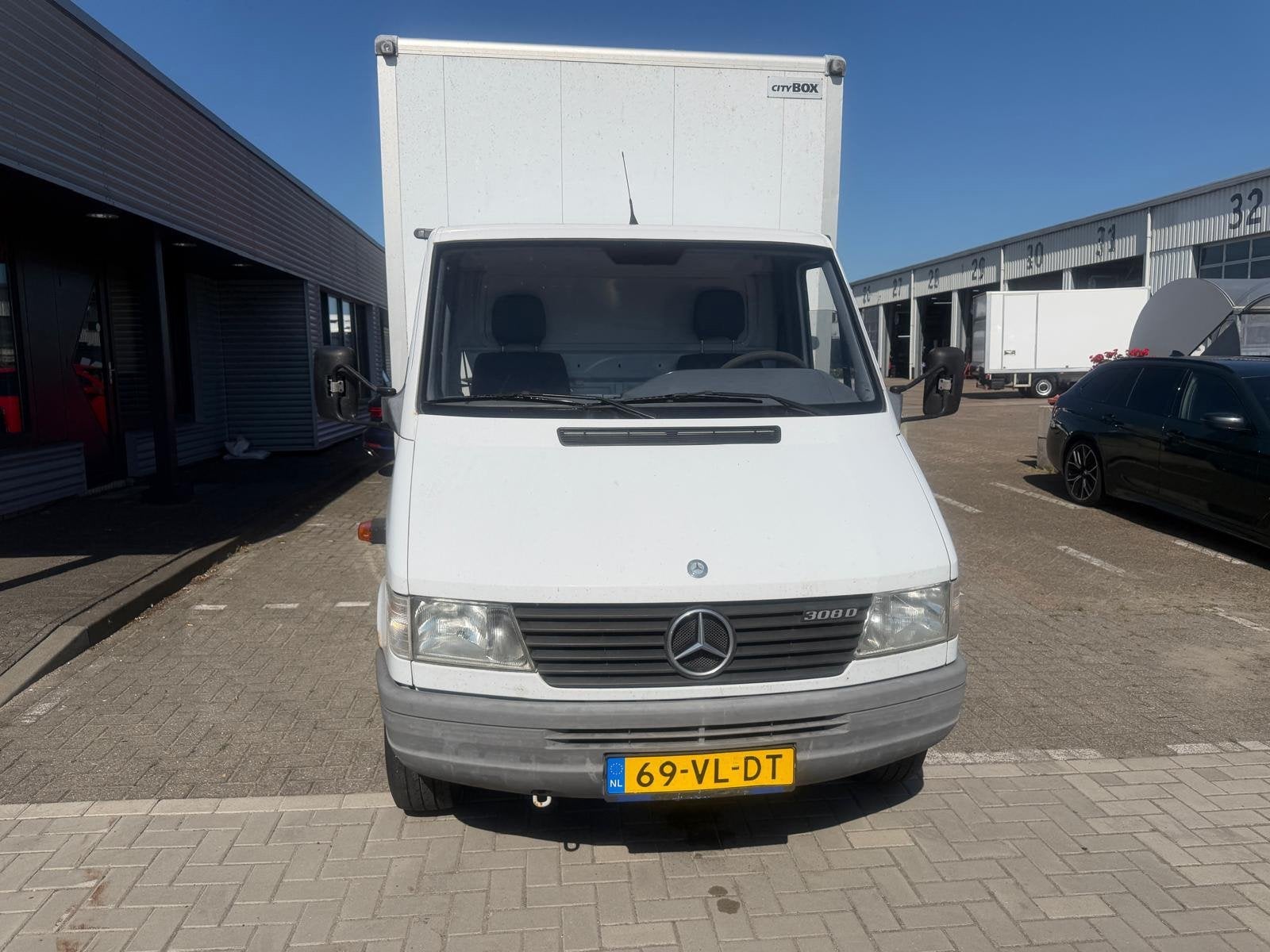 Mercedes-Benz Sprinter 308 D lang - bakwagen - elektrische l, Auto's, Euro 2, Gebruikt, 2299 cc, Bedrijf